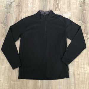 UCLA Golf Classic Echelon 1/4 Zip Black Long Sleeve Athletic Sweater Size Medium